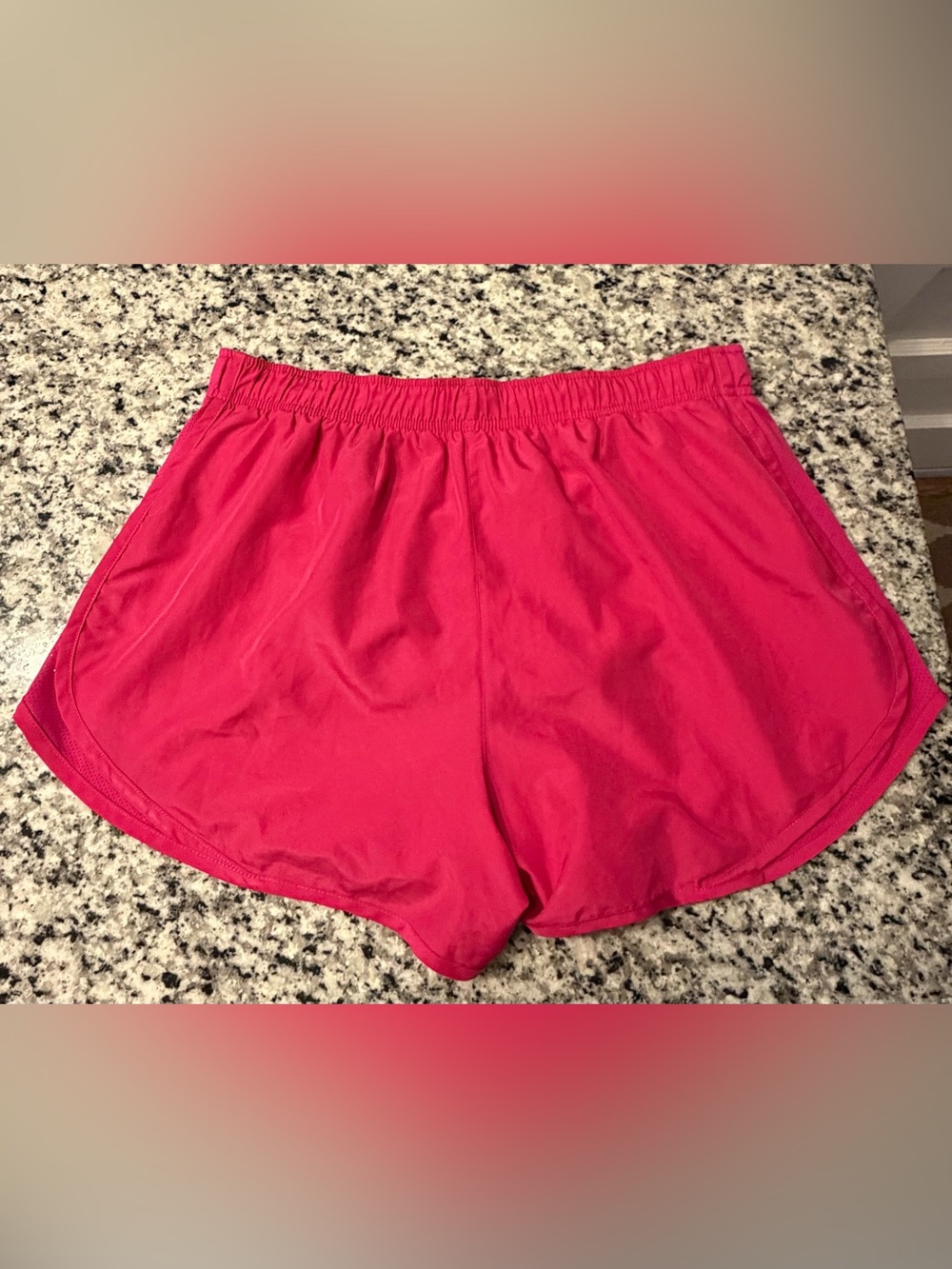 Lot of 4 Nike Women’s Athletic Shorts - Light Pink, Hot Pink, Mint, & Lilac - Picture 6 of 13